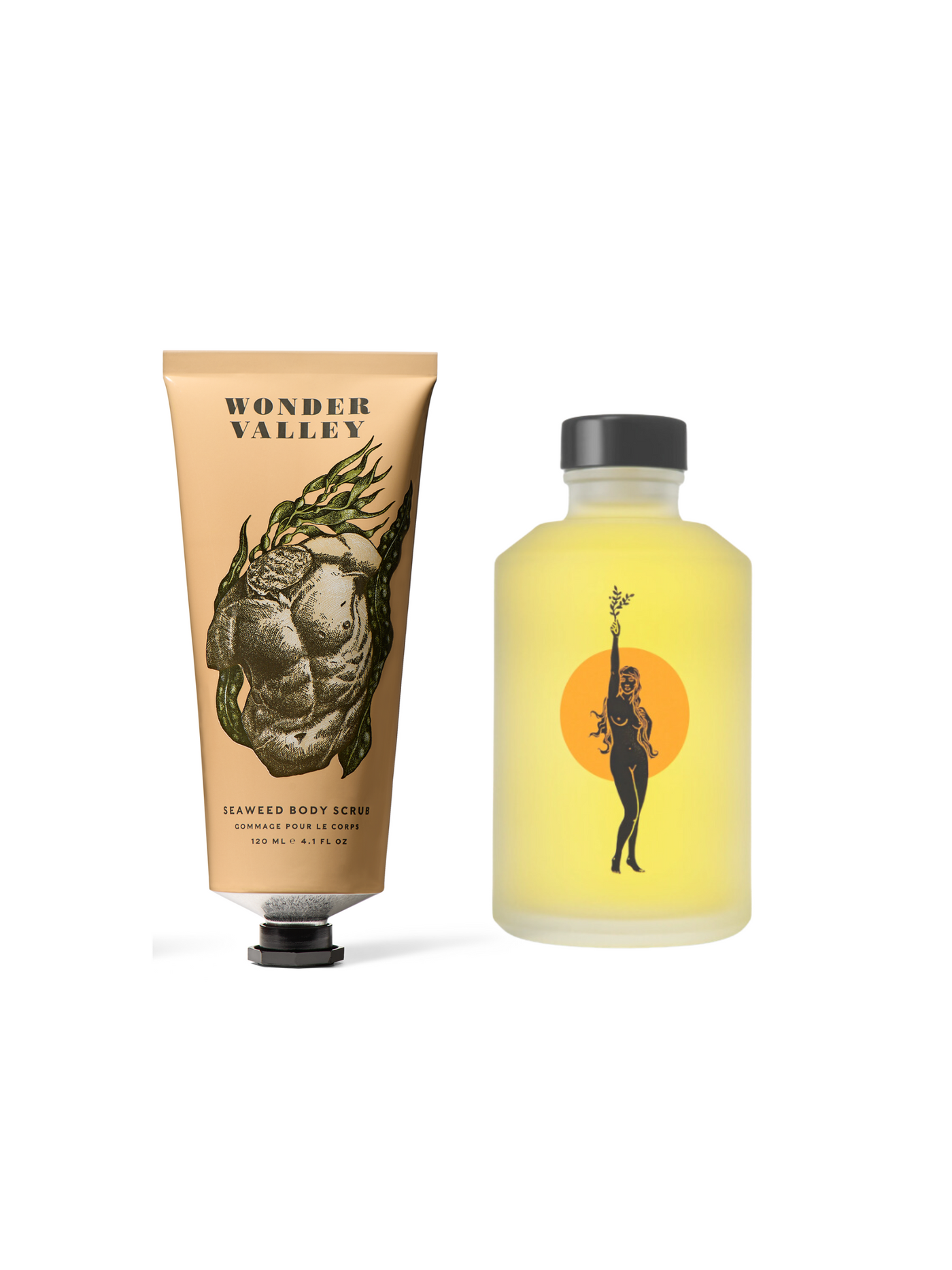 Seaweed Body Scrub + Hinoki Body Oil