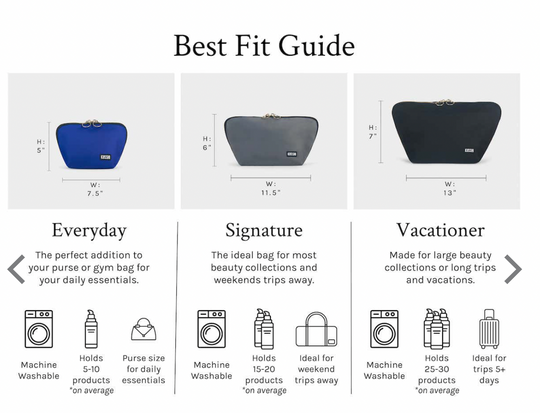 Everyday Small Makeup Bag